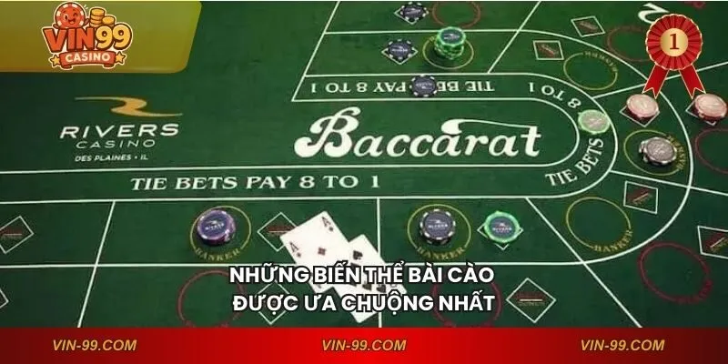 Những biến thể bài Cào được ưa chuộng nhất
