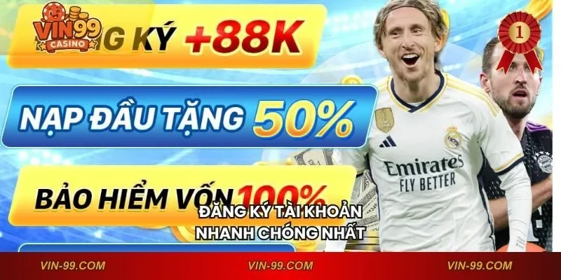 Đăng ký tài khoản nhanh chóng nhất